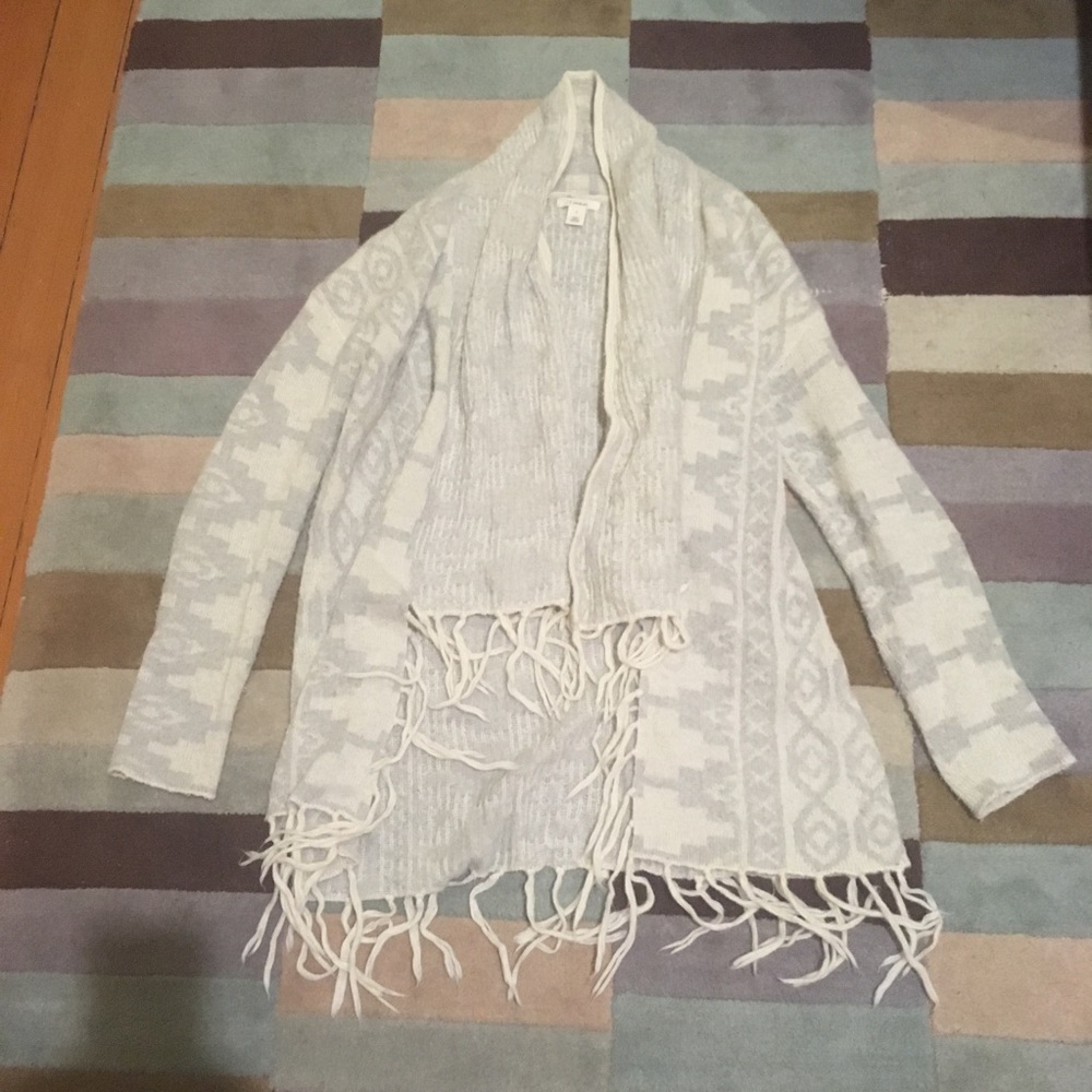 Caslon tassel pattern cardigan, size S